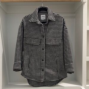 Zara Oversized Shirt Jacket